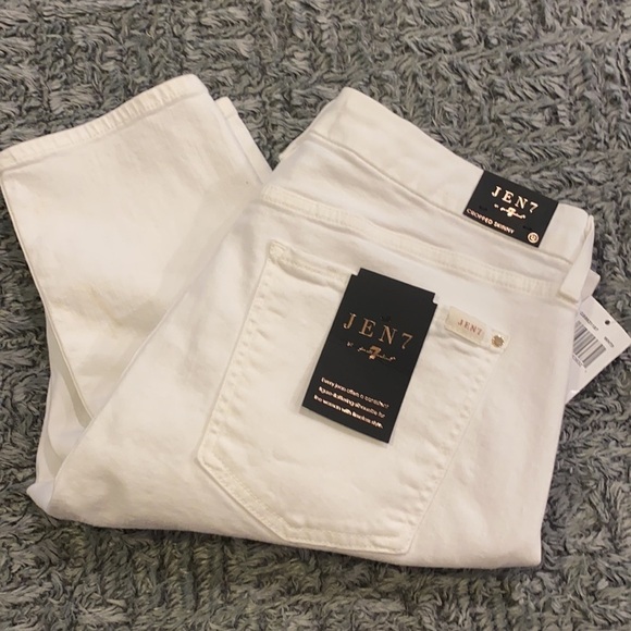 Jen7 by 7 For All Mankind Cropped Skinny Jeans - Picture 6 of 9